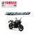 Grafico 3 adesivo fazer aba tanque esquerdo preto fz25 fazer 250 original yamaha