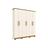 Guarda Roupa Casal 6 Portas e 3 Gavetas Cover Off White/Nature - Henn