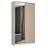 Guarda Roupa Closet Compass 2 Portas Com 1 Espelho  Nova Mobile