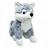 Husk Siberiano Cachorro De Pelúcia 30 Cm Altura Sentado - Fofy Toys