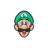 Jibbitz charm super mario luigi unico