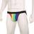 jockstrap cueca suporte atletico com faixa aberta estampa orgulho pride