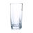 Jogo 18 Copos Chiques Vidro Quadrado 320ml Transparente