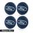 Jogo 4 Emblema Roda  Ford Marinho 58mm.