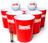 Jogo de basquete Yard Pong X BasketPong com 12 baldes e bolas