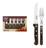 Jogo Talheres Jumbo Churrasco Inox Castanho 12 Peças