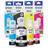 Kit 04 tintas T504 CMYK para impressora L6171 L6191 L6270 L14150