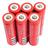 Kit 06 Baterias 18650 3.7v 6800mah Recarregável Lanterna