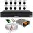 Kit 10 Câmera 1220D Mic com Audio Dvr 1016 Intelbras