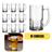 Kit 10 Canecas de Vidro 320ml Perfeitas para Cerveja e Chopp