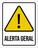 Kit 10 Placas Alerta Geral 36X46