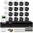 Kit 16 Câmeras Intelbras VHD 1230 B Full HD 1080p Bullet Visão Noturna 30m IP67 DVR Intelbras MHDX 1316 16 Canais HD 1TB BarraCuda