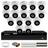 Kit 16 Câmeras Intelbras VHD 3230 D G7 Dome Full HD 1080p Visão Noturna de 30m IP67 + DVR Intelbras MHDX 1216 Full HD 16 Canais Multi HD