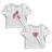 Kit 2 Blusas Cropped Tshirt Feminina Girafas e Coração Girls