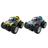 Kit 2 Brinquedos Carrinho De Fricção 4Wd Off Road Grafite