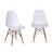 Kit 2 Cadeiras Base Madeira DKR Eames