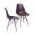 Kit 2 Cadeiras Boxbit Dkr Eames Base Em Madeira Café