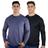 Kit 2 Camisetas Manga Longa Masculina Proteção UV Dry Fit 50