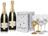 Kit 2 Chandon Reserve Brut 750ml + 1 Box com 4 taças