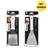 Kit 2 Espatulas Inox Reta E Curva P/ Lanches Chapa Cozinha