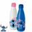 Kit 2 Garrafinha De Agua Infantil Stitch Squeeze