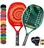 Kit 2 Raquete Beach Tennis Carbono Camewin Praia