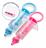 Kit 2 seringas nasal inf fisher price elefante azul + coelho rosa