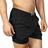 Kit 2 Short Masculino Bermuda Mauricinho Moda Praia Calção Com Bolso Cordão Preto E Cinza