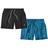 Kit 2 Shorts Bermudas Resina Liso Lisa e Estampado Masculino Tactel Básico