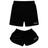 Kit 2 Shorts Casal Bermuda em Tactel Estampado Ele e Ela Namorados