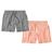 Kit 2 Shorts Resina Bermuda Tactel Liso e Estampado Masculino Mauricinho