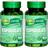 Kit 2 Spirulina Espirulife Microalga Unilife 60 cáps. Vegano