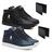 Kit 2 Tênis Masculino Botinha Skate Liso Casual 2 Carteiras