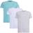 Kit 3  Camisetas Básicas com Bordado Algodão Itália Masculina