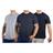 Kit 3 Camisetas Básicas Masculina Algodão Premium Slim Fit