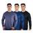 Kit 3 Camisetas Térmica Masculina Segunda Pele Proteção UV50