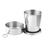 Kit 3 Chaveiro Copo Retrátil Dobrável Aço Inox 150ml Viagem