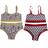 Kit 3 Conjuntos Lingerie Infantil Top Calcinha Menina Moça