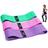 Kit 3 Faixas Elásticas Hip Mini Super Band Stretch 3 Níveis