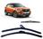 Kit 3 Palhetas Limpador De Parabrisa Dianteiro + Traseiro Hyundai Creta 2017 2018 2019