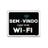 Kit 3 Placas Decorativa - Bem Vindo Aqui Tem Wi-Fi