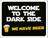 Kit 3 Placas Decorativa - Welcome To Dark Side We Have Beer