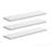 Kit 3 Prateleiras Branco Mdf- 30 Cm Com Suporte Decoração