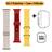 Kit 3 Pulseiras Para Smartwatch Ultra W69 Plus 49mm Pelicula Case Silicone