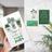 Kit 3 Quadros Decorativos Frases Motivacional Plantas Suculentas Fé Tons Verde Folhagem Trio Decoração Mdf Hugart