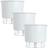 Kit 3 Vaso Raiz Auto Irrigável N3 16X14 Branco Plantas Promo