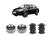 Kit 4 Bucha Da Bandeja Dianteira Fiat Linea 2008 2009 2010