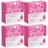 Kit 4 Cera Quente Depilatória Depilação Profissional Rosa Depilflax Barra 500g