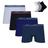 Kit 4 Cueca Box Boxer Lupo Algodão 523 + 3 Pares de Meia M15