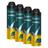 Kit 4 Desodorantes Rexona Men Aerossol Antitranspirante V8 150ml